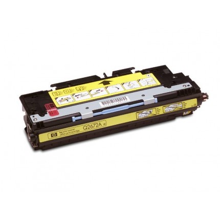 Q2672A Toner Rigenerato Giallo Per Hp LaserJet 3500 LaserJet 3500N LaserJet 3550 LaserJet 3550N in vendita su tonersshop.it