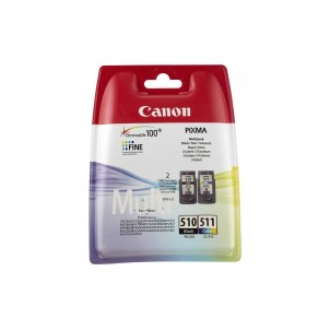 PG-510+CL-511 KIT Cartucce Originali Canon Nero + Colore MP260,MP270,MP280,MP230,MP490,MP495 MX320 MX330 MX340 MX350 MP480 in...