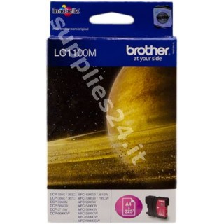 ORIGINAL Brother Cartuccia d'inchiostro magenta LC1100m LC-1100 ~325 PAGINE in vendita su tonersshop.it