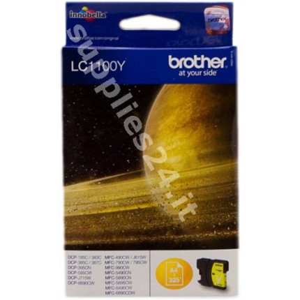 ORIGINAL Brother Cartuccia d'inchiostro giallo LC1100y LC-1100 ~325 PAGINE in vendita su tonersshop.it