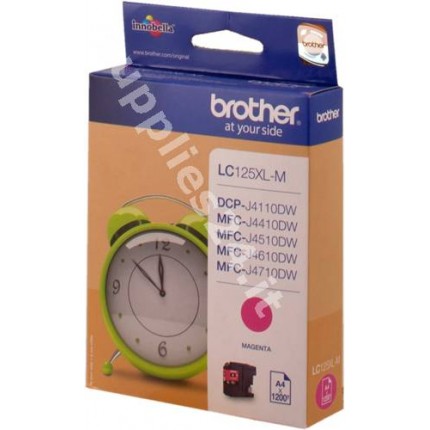 ORIGINAL Brother Cartuccia d'inchiostro magenta LC125XLM LC-125 ~1200 PAGINE in vendita su tonersshop.it