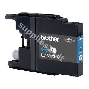 ORIGINAL Brother Cartuccia d'inchiostro ciano LC-1280XLC LC-1280 XL ~1200 PAGINE in vendita su tonersshop.it