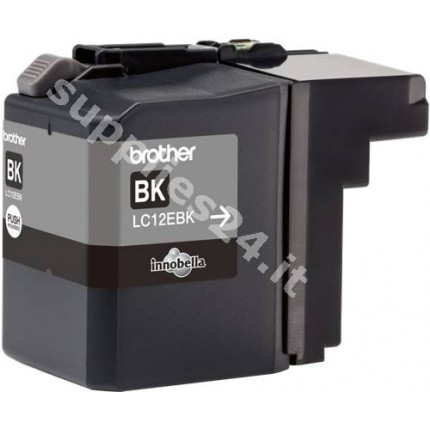 ORIGINAL Brother Cartuccia d'inchiostro nero LC-12EBK LC12E BK ~2400 PAGINE in vendita su tonersshop.it