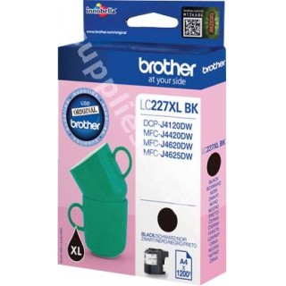 ORIGINAL Brother Cartuccia d'inchiostro nero LC227XLBK LC-227 ~1200 PAGINE 25ml in vendita su tonersshop.it