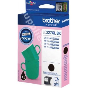 ORIGINAL Brother Cartuccia d'inchiostro nero LC227XLBK LC-227 ~1200 PAGINE 25ml in vendita su tonersshop.it