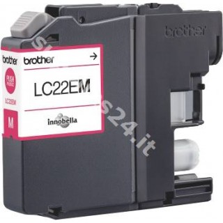 ORIGINAL Brother Cartuccia d'inchiostro magenta LC-22EM LC22E M ~1200 PAGINE 11.8ml in vendita su tonersshop.it