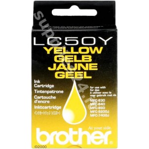 ORIGINAL Brother Cartuccia d'inchiostro giallo LC-50y in vendita su tonersshop.it