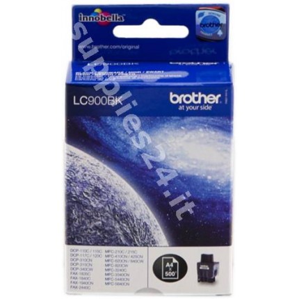 ORIGINAL Brother Cartuccia d'inchiostro nero LC900bk LC-900 ~500 PAGINE in vendita su tonersshop.it