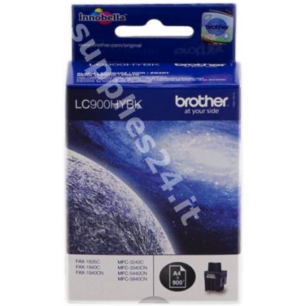 ORIGINAL Brother Cartuccia d'inchiostro nero LC900hybk LC-900 ~900 PAGINE in vendita su tonersshop.it