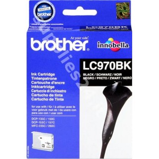 ORIGINAL Brother Cartuccia d'inchiostro nero LC970bk LC-970 ~350 PAGINE in vendita su tonersshop.it