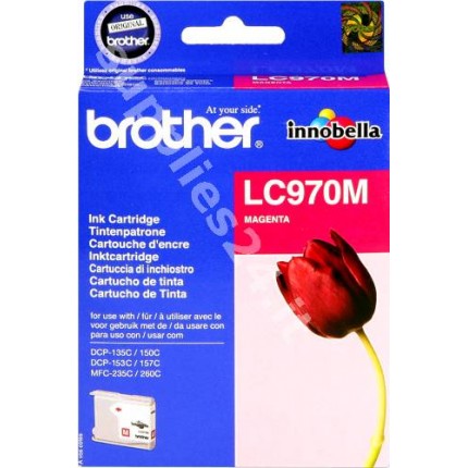 ORIGINAL Brother Cartuccia d'inchiostro magenta LC970m LC-970 ~300 PAGINE in vendita su tonersshop.it