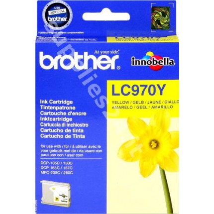 ORIGINAL Brother Cartuccia d'inchiostro giallo LC970y LC-970 ~300 PAGINE in vendita su tonersshop.it