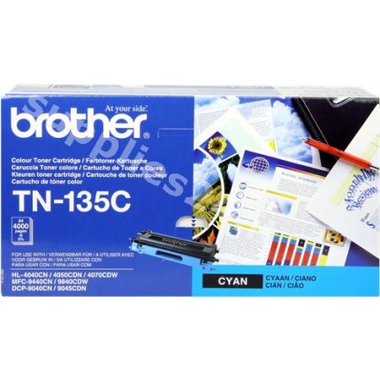 ORIGINAL Brother toner ciano TN-135c ~4000 PAGINE in vendita su tonersshop.it