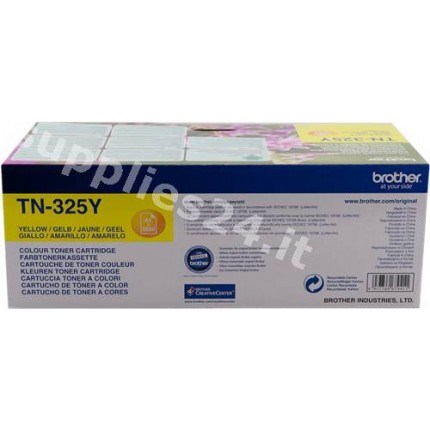 ORIGINAL Brother toner giallo TN-325Y ~3500 PAGINE in vendita su tonersshop.it