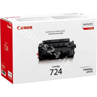 ORIGINAL Canon toner nero 724 3481B002 ~6000 PAGINE in vendita su tonersshop.it