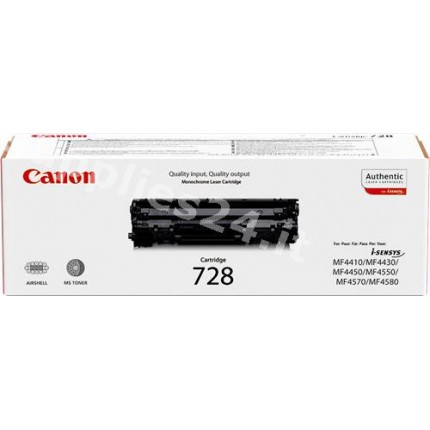 ORIGINAL Canon toner nero 728 3500B002 ~2100 PAGINE in vendita su tonersshop.it