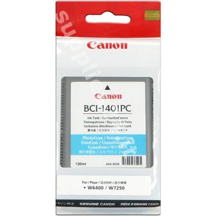 ORIGINAL Canon Cartuccia d'inchiostro ciano (foto) BCI-1401pc 7572A001 130ml in vendita su tonersshop.it