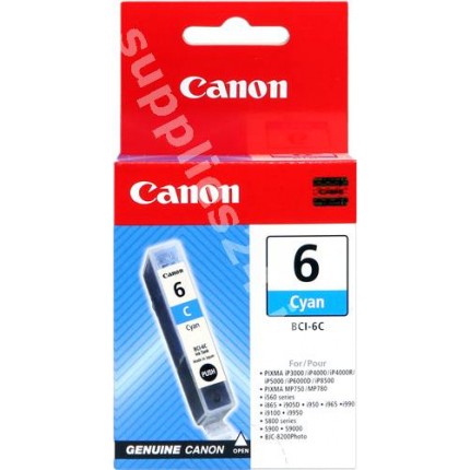 ORIGINAL Canon Cartuccia d'inchiostro ciano BCI-6c 4706A002 13ml in vendita su tonersshop.it