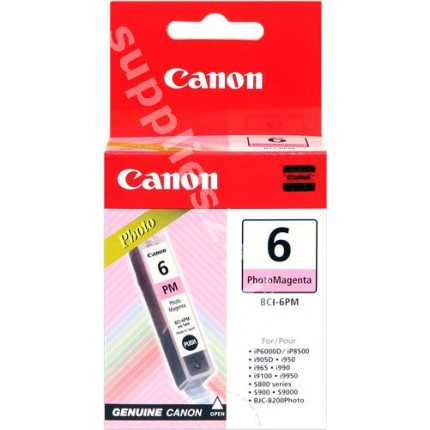 ORIGINAL Canon Cartuccia d'inchiostro magenta (foto) BCI-6pm 4710A002 13ml in vendita su tonersshop.it