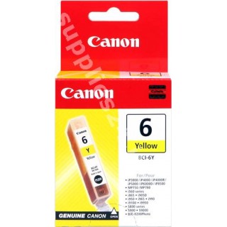 ORIGINAL Canon Cartuccia d'inchiostro giallo BCI-6y 4708A002 13ml in vendita su tonersshop.it