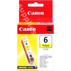 ORIGINAL Canon Cartuccia d'inchiostro giallo BCI-6y 4708A002 13ml in vendita su tonersshop.it