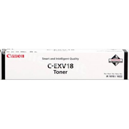 ORIGINAL Canon toner nero C-EXV18 0386B002 ~8400 PAGINE in vendita su tonersshop.it