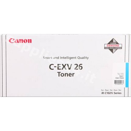 ORIGINAL Canon toner ciano C-EXV26c 1659B006 ~6000 PAGINE in vendita su tonersshop.it