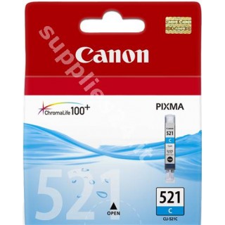 ORIGINAL Canon Cartuccia d'inchiostro ciano CLI-521c 2934B001 9ml in vendita su tonersshop.it