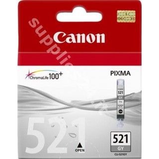 ORIGINAL Canon Cartuccia d'inchiostro grigio CLI-521gy 2937B001 9ml in vendita su tonersshop.it