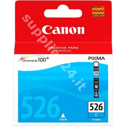 ORIGINAL Canon Cartuccia d'inchiostro ciano CLI-526c 4541B001 9ml in vendita su tonersshop.it