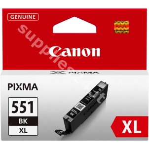 ORIGINAL Canon Cartuccia d'inchiostro nero CLI-551bk XL 6443B001 11ml Cartuccie d?inchiostro in vendita su tonersshop.it