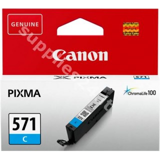 ORIGINAL Canon Cartuccia d'inchiostro ciano CLI-571c 0386C001 6.5ml in vendita su tonersshop.it