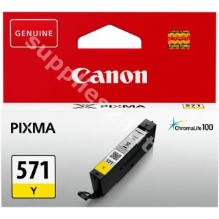 ORIGINAL Canon Cartuccia d'inchiostro giallo CLI-571y 0388C001 6.5ml in vendita su tonersshop.it