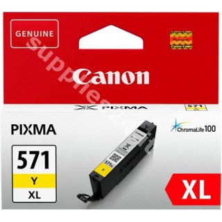 ORIGINAL Canon Cartuccia d'inchiostro giallo CLI-571y XL 0334C001 10.8ml XL in vendita su tonersshop.it