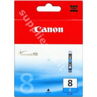 ORIGINAL Canon Cartuccia d'inchiostro ciano CLI-8c 0621B001 13ml in vendita su tonersshop.it