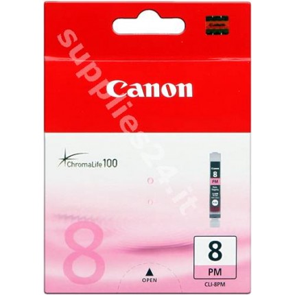 ORIGINAL Canon Cartuccia d'inchiostro magenta (foto) CLI-8pm 0625B001 13ml in vendita su tonersshop.it