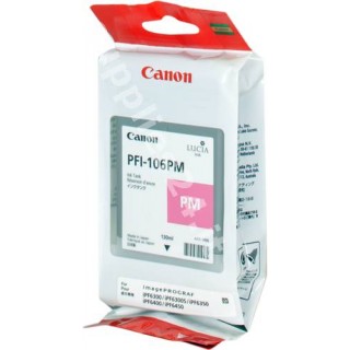 ORIGINAL Canon Cartuccia d'inchiostro magenta (foto) PFI-106pm 6626B001 130ml in vendita su tonersshop.it