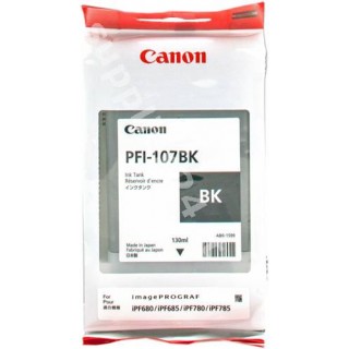 ORIGINAL Canon Cartuccia d'inchiostro nero PFI-107bk 6705B001 130ml in vendita su tonersshop.it