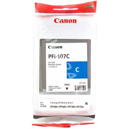 ORIGINAL Canon Cartuccia d'inchiostro ciano PFI-107c 6706B001 130ml in vendita su tonersshop.it