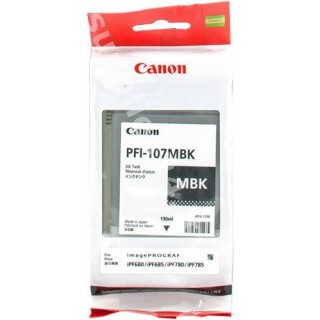 ORIGINAL Canon Cartuccia d'inchiostro nero (opaco) PFI-107mbk 6704B001 130ml in vendita su tonersshop.it