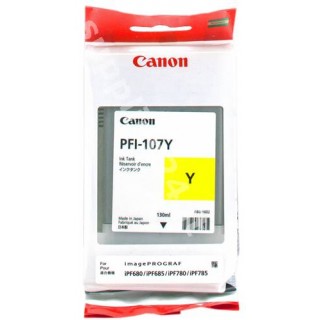 ORIGINAL Canon Cartuccia d'inchiostro giallo PFI-107y 6708B001 130ml in vendita su tonersshop.it