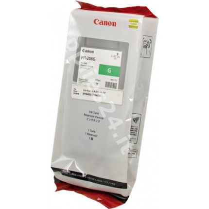 ORIGINAL Canon Cartuccia d'inchiostro verde PFI-206g 5310B001AA 300ml in vendita su tonersshop.it