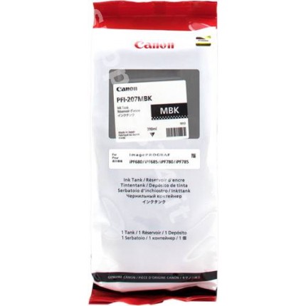 ORIGINAL Canon Cartuccia d'inchiostro nero (opaco) PFI-207mbk 8788B001 300ml in vendita su tonersshop.it