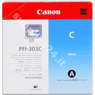 ORIGINAL Canon Cartuccia d'inchiostro ciano PFI-303c 2959B001 330ml in vendita su tonersshop.it