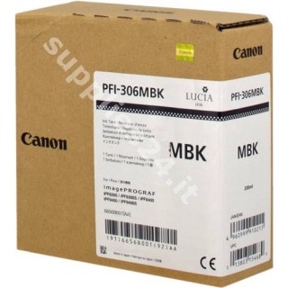 ORIGINAL Canon Cartuccia d'inchiostro nero (opaco) PFI-306mbk 6656B001 330ml in vendita su tonersshop.it
