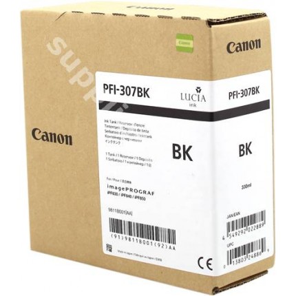ORIGINAL Canon Cartuccia d'inchiostro nero PFI-307bk 9811B001 330ml in vendita su tonersshop.it