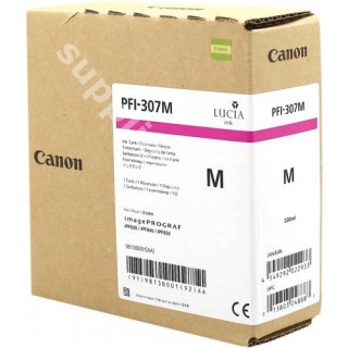 ORIGINAL Canon Cartuccia d'inchiostro magenta PFI-307m 9813B001 330ml in vendita su tonersshop.it