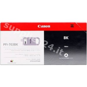 ORIGINAL Canon Cartuccia d'inchiostro nero PFI-703bk 2963B001 700ml in vendita su tonersshop.it