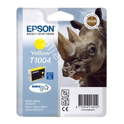 ORIGINAL Epson Cartuccia d'inchiostro giallo C13T10044010 T1004 ~910 PAGINE 11.1ml in vendita su tonersshop.it