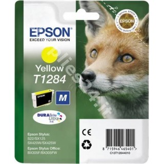 ORIGINAL Epson Cartuccia d'inchiostro giallo C13T12844011 T1284 ~225 PAGINE 3.5ml in vendita su tonersshop.it